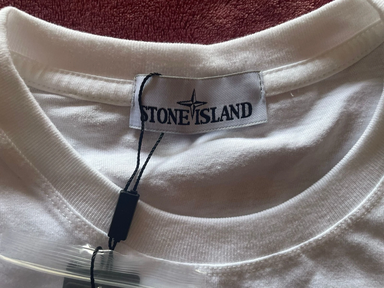 Ensemble Stone Island Blanc & Noir – Taille S – T-shirt + Short – Très bon état – photo 2